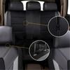 Car Seat Covers Full Set Universal PU Leather Diamond Lattice Styling Waterproof