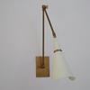 Mid-Century Modern Style Brass Wall Sconce, Adjustable Wall Lamp For Your Home