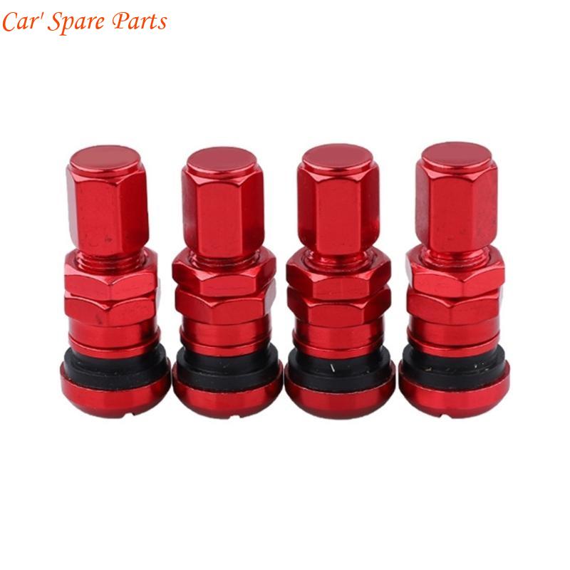 Y4UA Multifunctional Car Tire Valves Stems Cores Aluminum with Protective Caps for Various Vehicle Extreme Driving Conditions