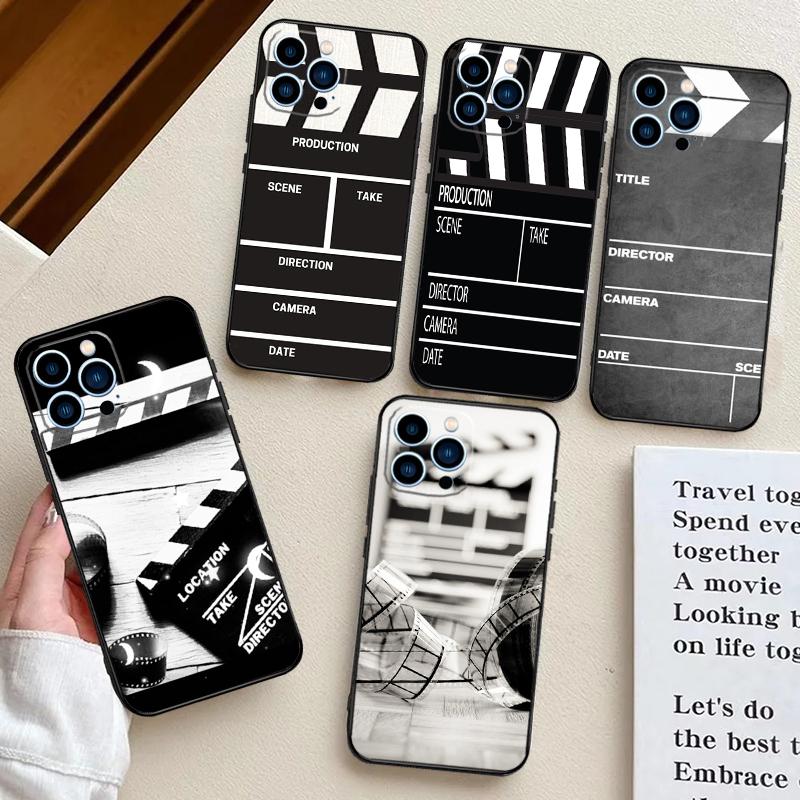 Clapper Board Phone Case For Samsung Galaxy S25 S24 S23 S21 S20 S22 Ultra S9 S10 Plus S25 FE Back Cover