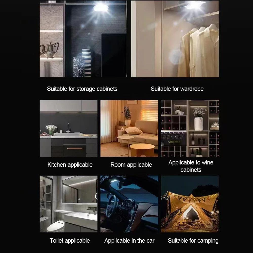 Lumini auto multicolore wireless LED tactile lumină acoperiș tavan senzor citire lampă mini USB încărcare lumină auto accesorii interioare