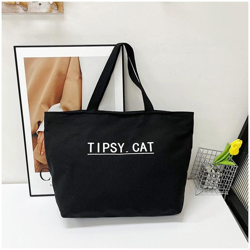 

Large capacity canvas bag, solid color shoulder bag, short trip storage bag, maternity bag, lightweight and environmentally friendly shopping bag. Small size [50*37*20] bottom length [38]