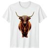 Highland Cow Animals Unisexs Tshirt Unisexs Tee Graphic Unisex Tee