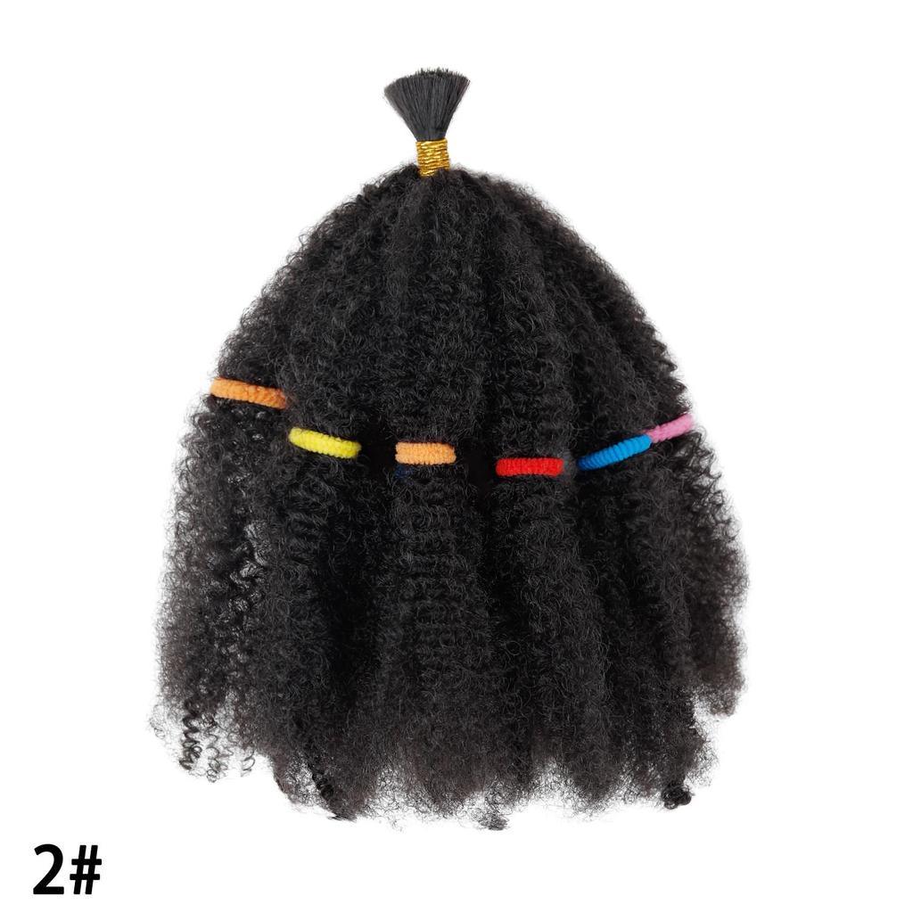 Afro Kinkys Hromadné Prodlužování Vlasů Kinky Kudrnaté Syntetické Vlasy na Copánky Oprava Vlasů Háčkování Dreads Loc Twist Copánky
