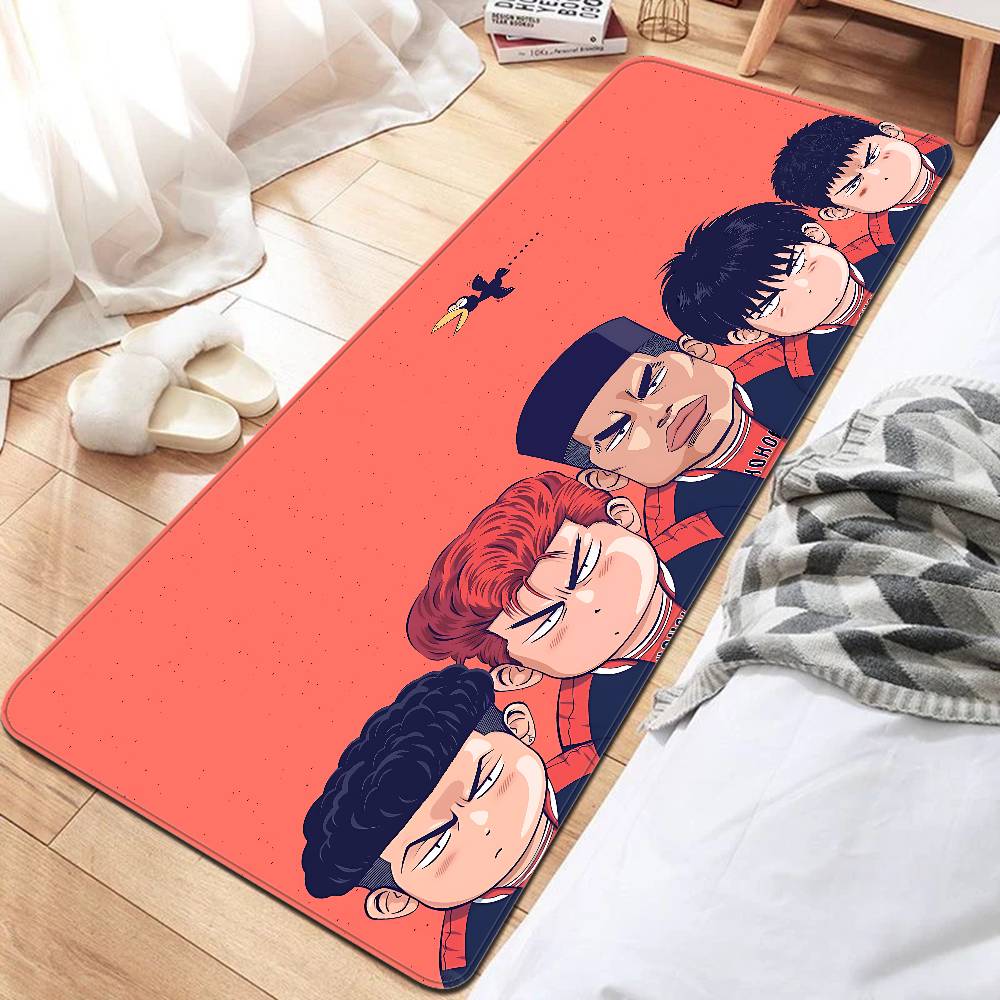 

Anime SLAM DUNK Entrance Door Mat Nordic Style Home Doormat Bathroom-Toilet Mats Bedroom Hotel Decor Mat 50x80cm