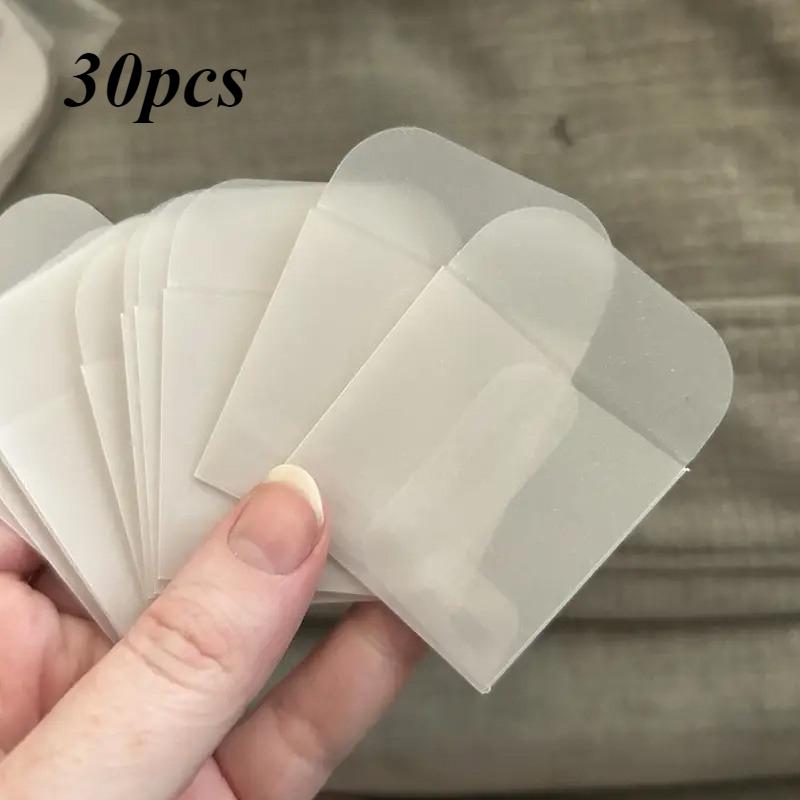 

30pcs of Semi-Transparent Mini Envelopes,Designed for Storing Jewelry, Coins, And Seeds, Featuring Clear Self-Adhesive Packaging