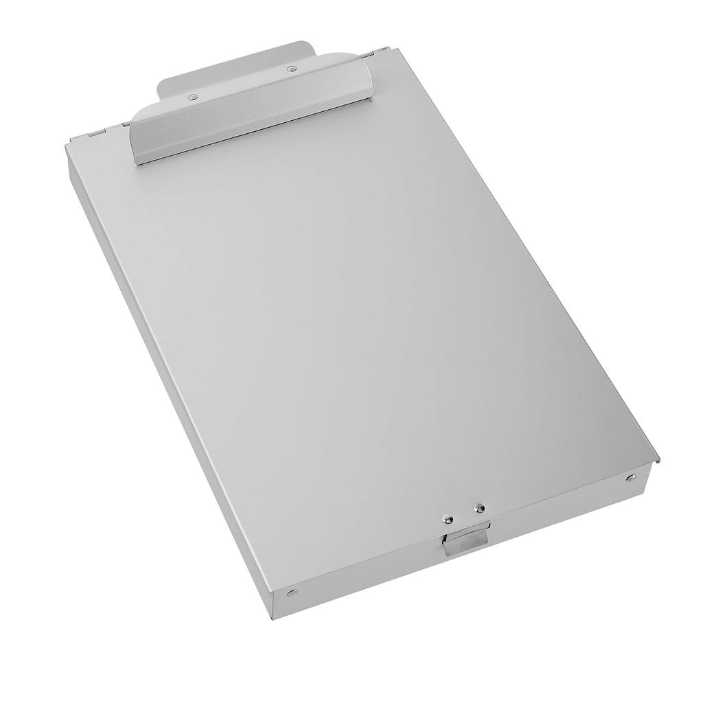 Amazon Basics Clipboard Storage, 3 Tiers, Metallic Silver