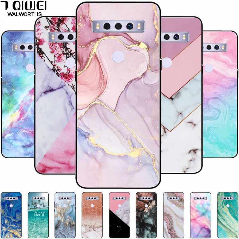 Case For TCL 10 SE Cover Marble Soft Silicone Fashion TPU Back Bumpers for TCL 10SE T766U T766H Protective Funda for TCL10SE