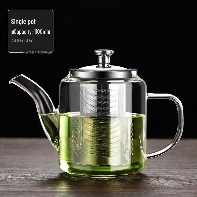 ZISIZ Handmade High-Temperature Glass Teapot