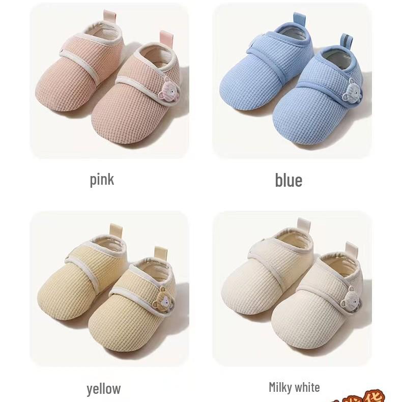 Unisex Baby Indoor Non-Slip Soft Sole Shoes - Spring & Autumn Toddler Cloth Shoes