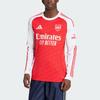 adidas Arsenal 25-26 Domowa Wersja Kibicowska Dopasowany Krój Okrągły Dekolt Modna Sportowa Koszulka Piłkarska z Długim Rękawem Unisex Top Czerwony JI9536