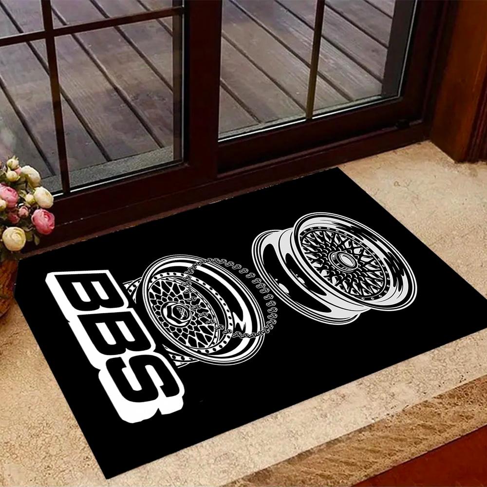 

Racing Wheels By Bbs Themed Anti-Slip Rugs - Polyester Home Decor, Suitable for Bedrooms, Living Rooms, Doorways, Studios, and Decorations 40cmx60cm