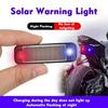 Solar Anti-Collision Lights Night Riding Warning Lights Suit for Motorcycles and Electric Bikes Flashing Strobe Warning  Lights