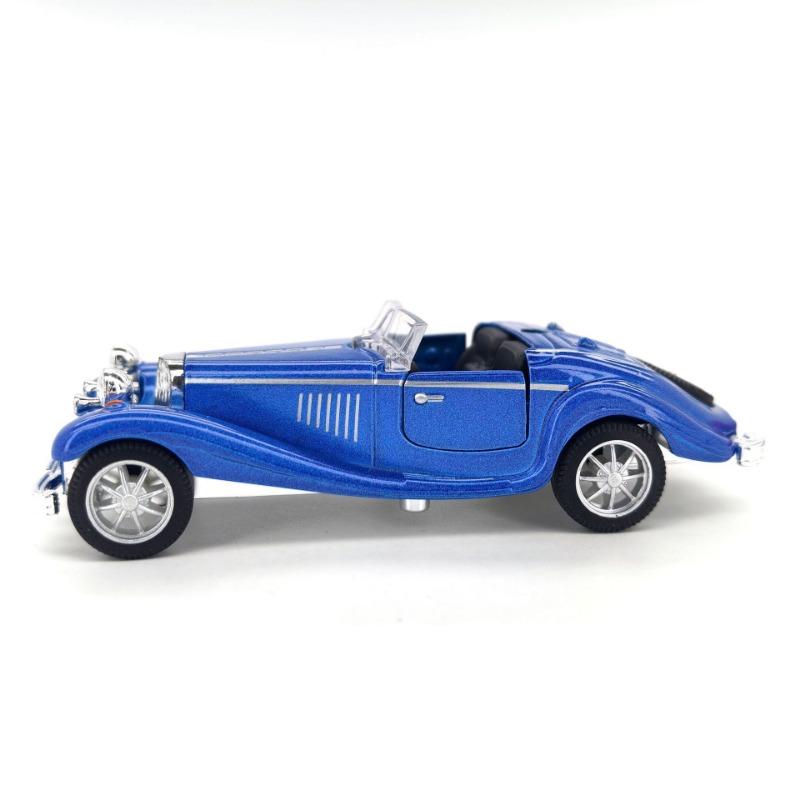 1PC 1:38 alloy classic car retro 500K car model static collection gift cake ornament