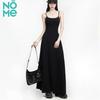 NOMe Elegant Slim-Fit A-line Strap Long Dress