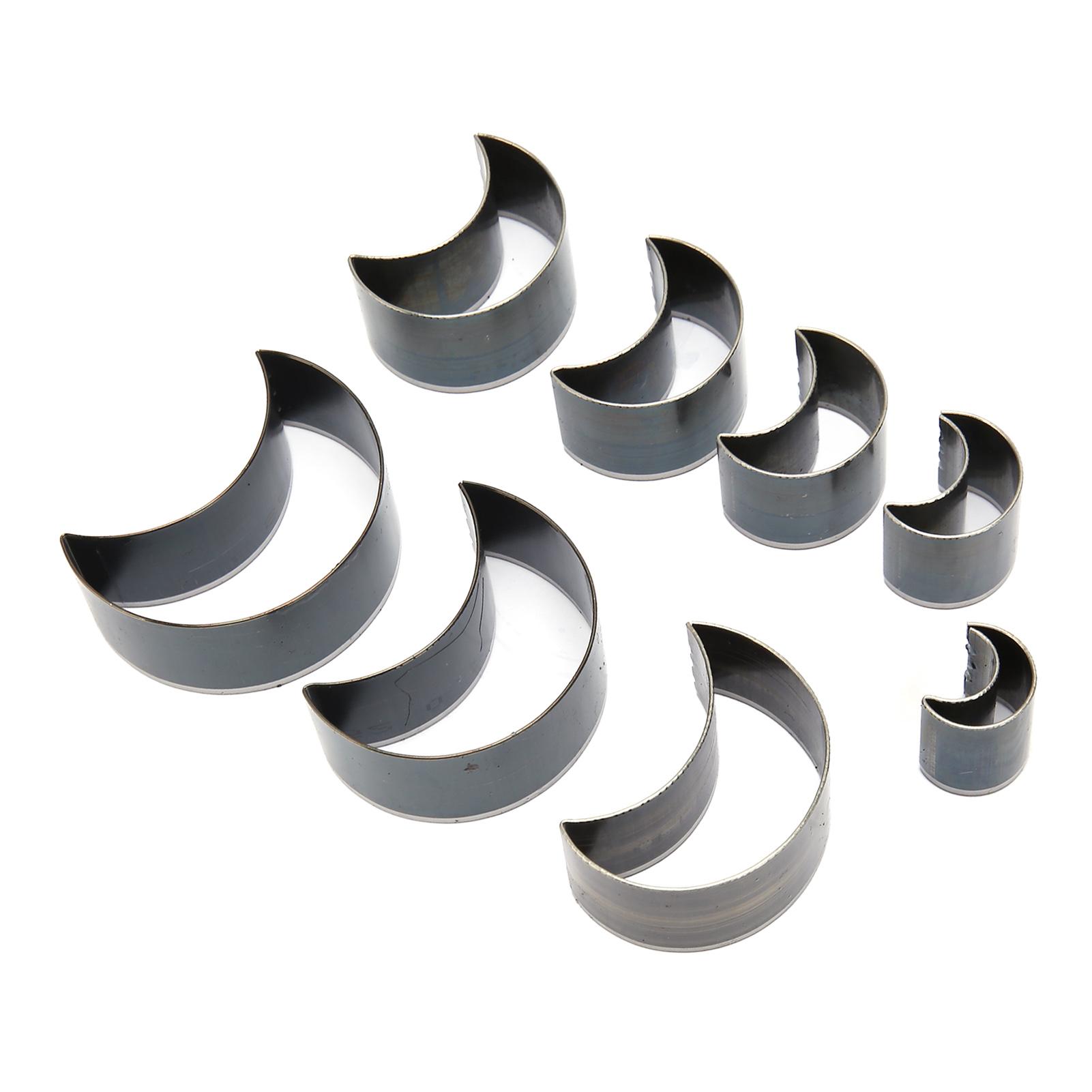 

8 шт. Кожаный высекальный пресс-форма Кожаный ремесленный пуансон для резки Высокоуглеродистая сталь для работы