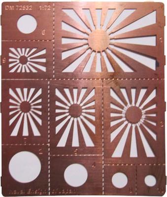 Dan Models 1/72 Japanese Navy Naval Flag Etching Stencil, Hobby Painting Tool DAN72532