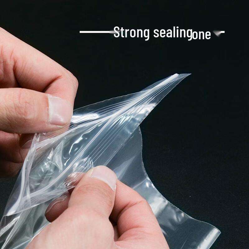 Heisidike Thick Transparent PE Resealable Storage Bags
