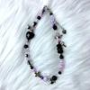 Handmade Heart Choker Delicate Beads Necklace Acrylic Alloy Material Bead Choker Necklace Perfect Gift for Trendy Girls