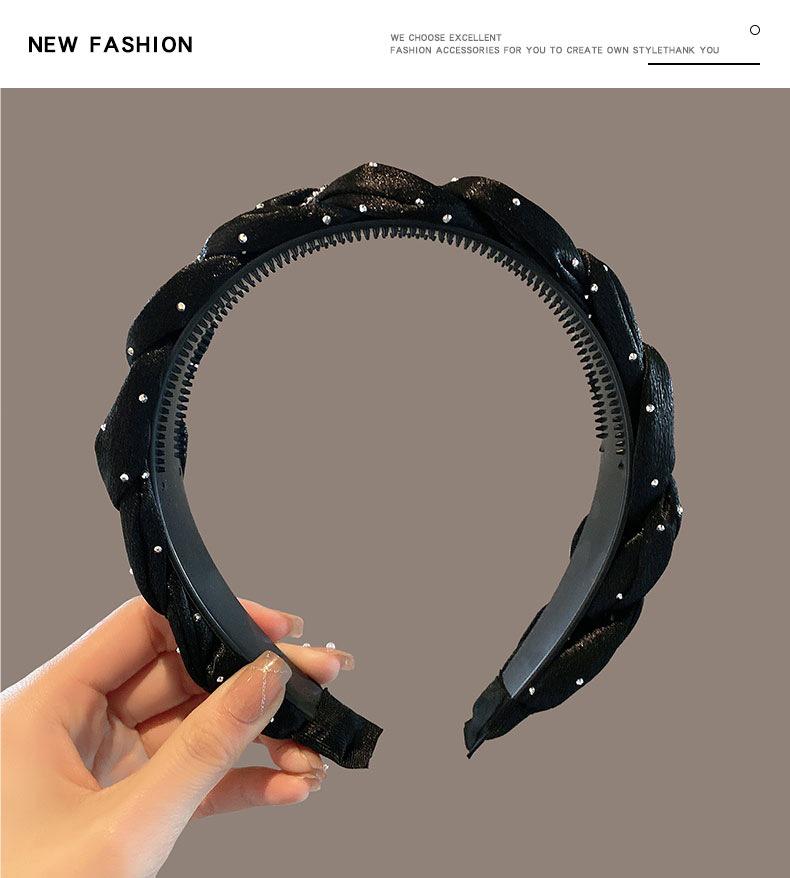 2023 Damen Stirnband mit breiter Krempe und Anti-Rutsch: Frühlings-/Sommer Luxus Haaraccessoire zum Gesichtwaschen