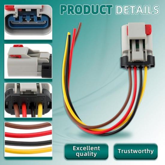 Fuel Pump Connector Wiring Harness Pigtail Plug