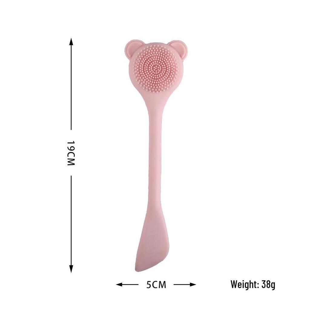 Portable Silicone Facial Cleansing & Makeup Remover Brush - Soft Blackhead Remover Tool