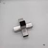 Stainless Steel 25x25 Square Tube Tee Connector for Shelving Display Racks