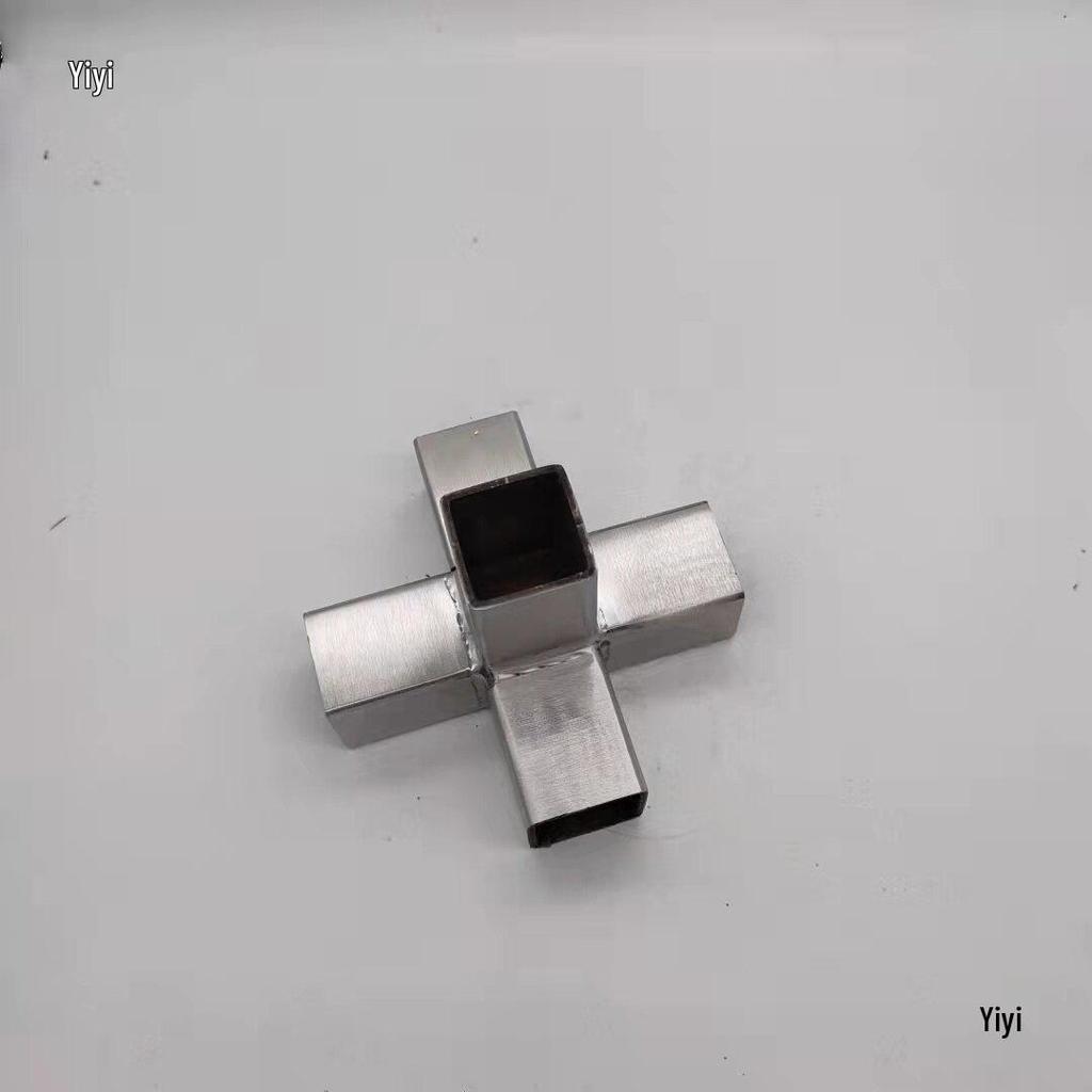 Stainless Steel 25x25 Square Tube Tee Connector for Shelving Display Racks