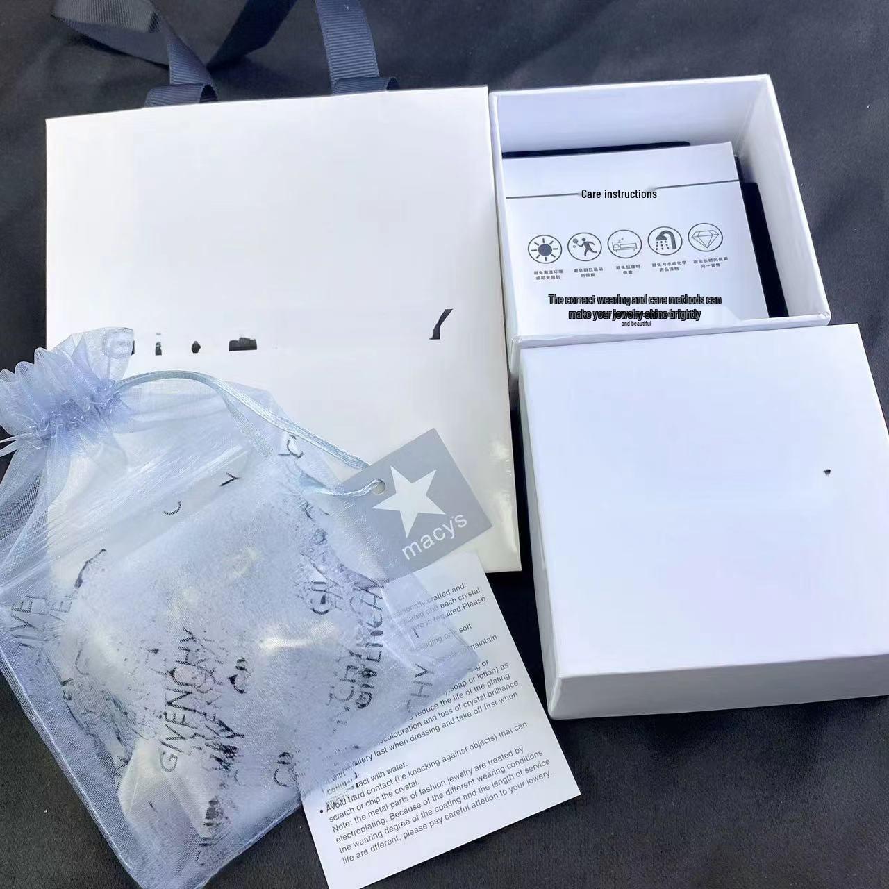 Изысканный сверкающий браслет с кристаллами в форме слезы - Идеальный подарок для нее