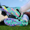 Men's Low-top Football Boots Large Size Long Nails PU Leather Boys Soccer Shoes Nailing Anti-slip Football Boots