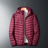 Winter White Duck Down 2025 New Men's Down Jacket Hooded Bread Jacket Men's Light Down Jacket