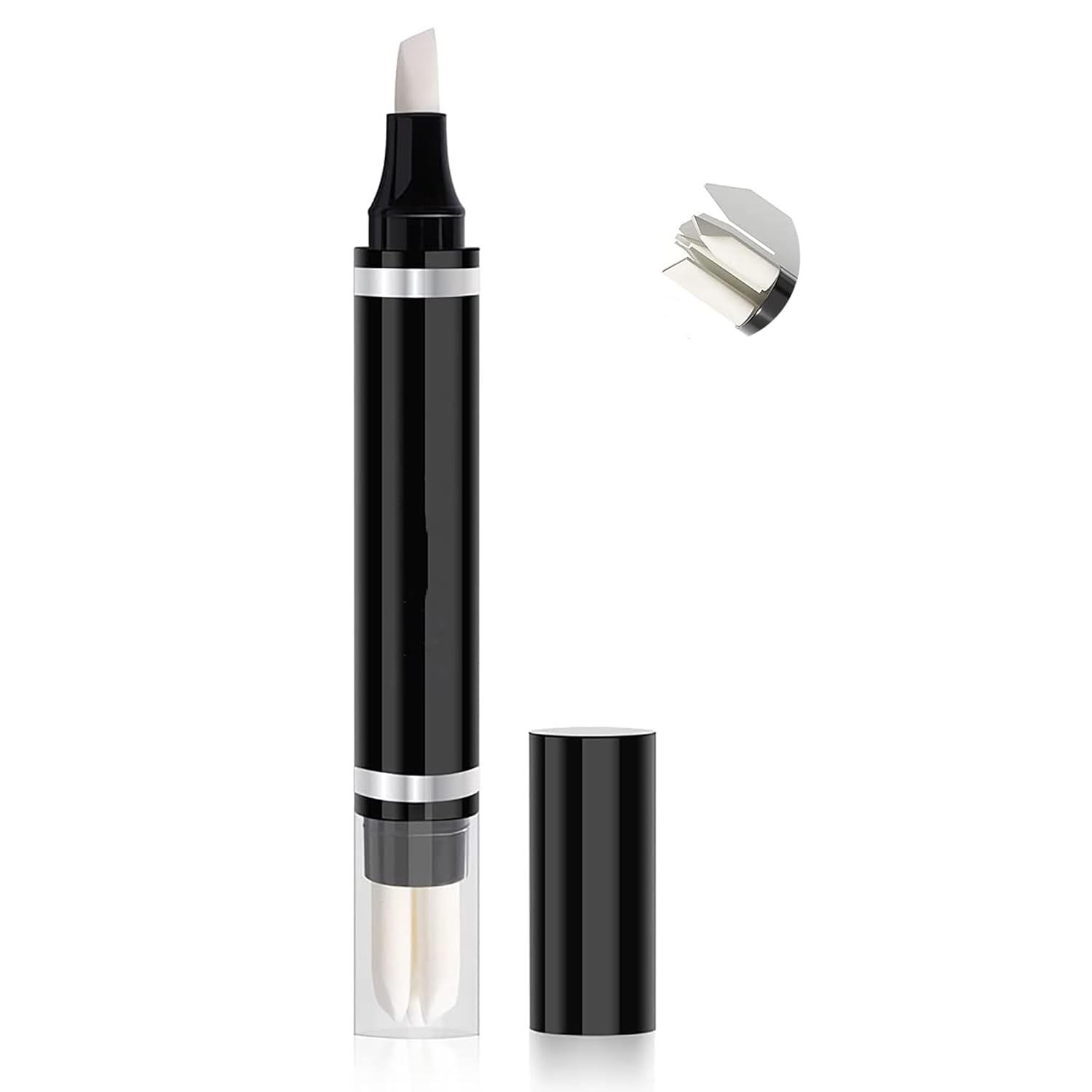AKARY Makeup Remover Pen, Eye Make Up Corrector with 3 Replacement Heads, Quick Fix Cleanser Eraser Pen Correct Makeup Mistakes Corrector Pen for