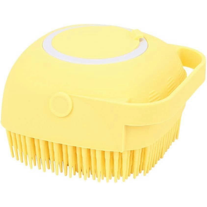 Silicone Body Brush Shower Scrubber With Shower Gel Dispenser Function-1