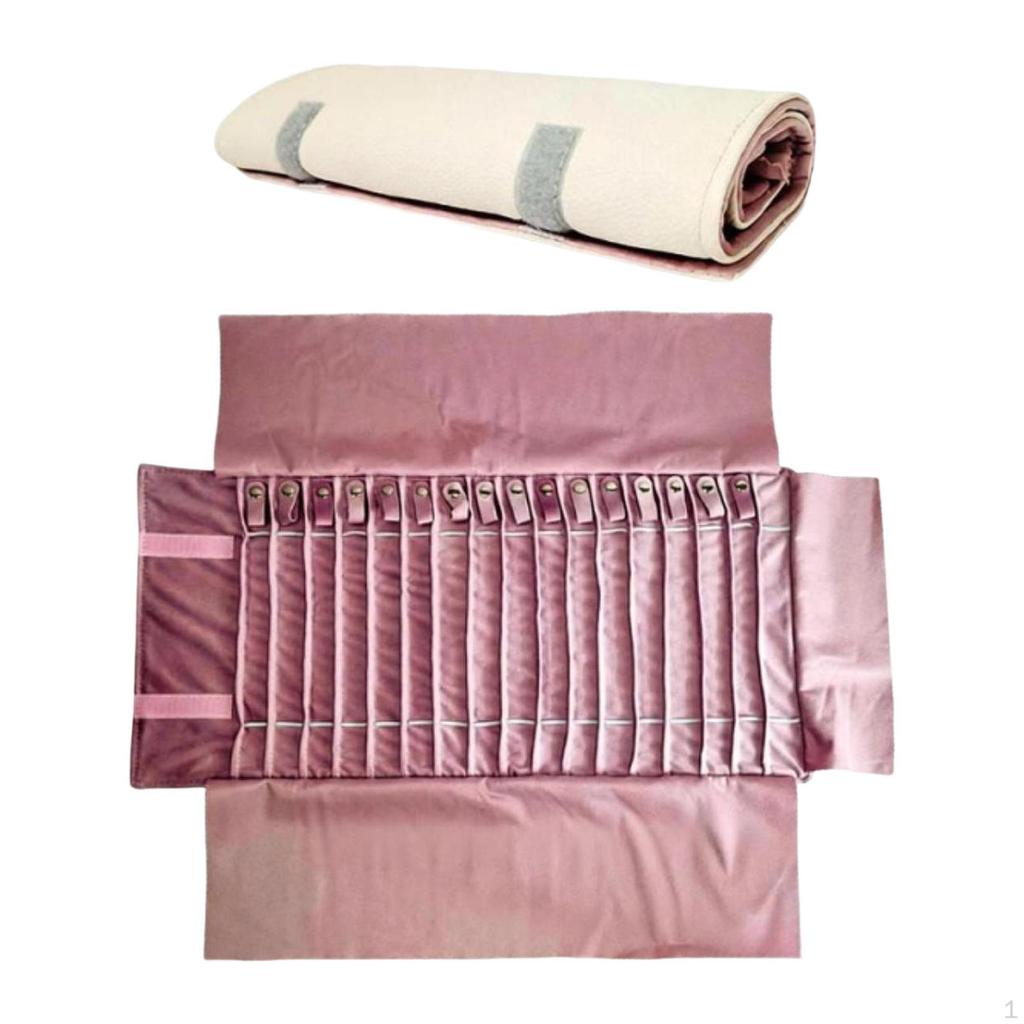 Schmuck Halsketten Organizer Rolltasche Armband Aufbewahrung Große Kapazität Reiseetui für