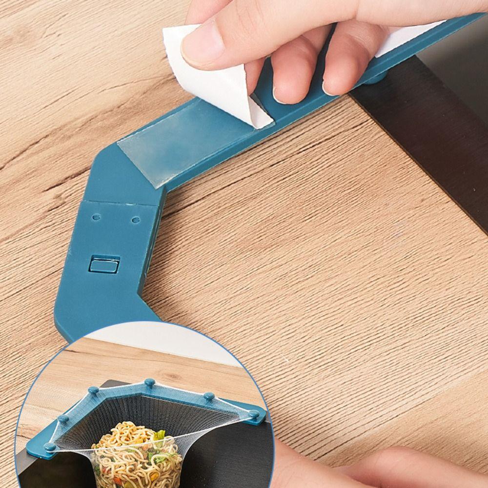 Hanging Kitchen Triangle Drainage Rack High Efficiency Self-adhesive Sink Strainer Drain Prevent Sewer Blockage Durable