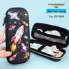 3D Stereo Pencil Case: Large Capacity, Dirt-Resistant, Cute Milky White School Supplies Stationery Bag