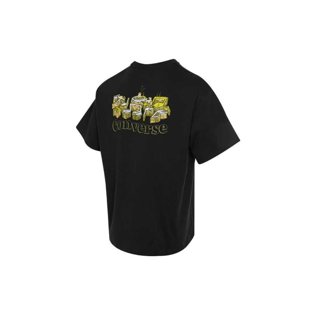 Converse Musical Frogs Tee Asia Sizing  Black  Men s 10024761-A01 XXL
