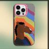 B-BoJack Horseman Phone Case For iPhone 16,15,14,13,12,11,Mini,Pro,MAX Pink Matte Silicone Cover