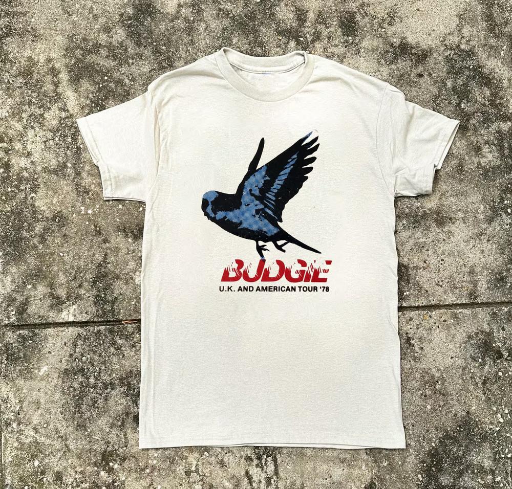 

BUDGIE UK American Tour 1978 Band Gift For Fan S to 5XL T shirt S5240 Unisex T-Shirt L