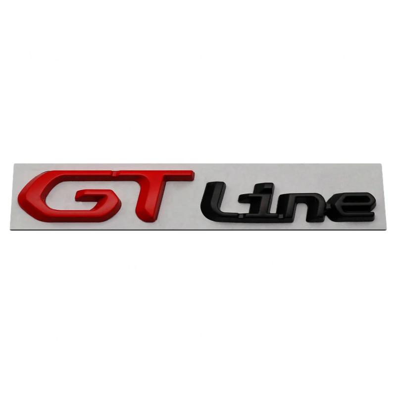 Bil Skärm Sido Klistermärke Bagageutrymme Metallmärke Emblem För GTI GT GTline GT RCZ 406 405 205 3008 206 208 408 508 407 107 307