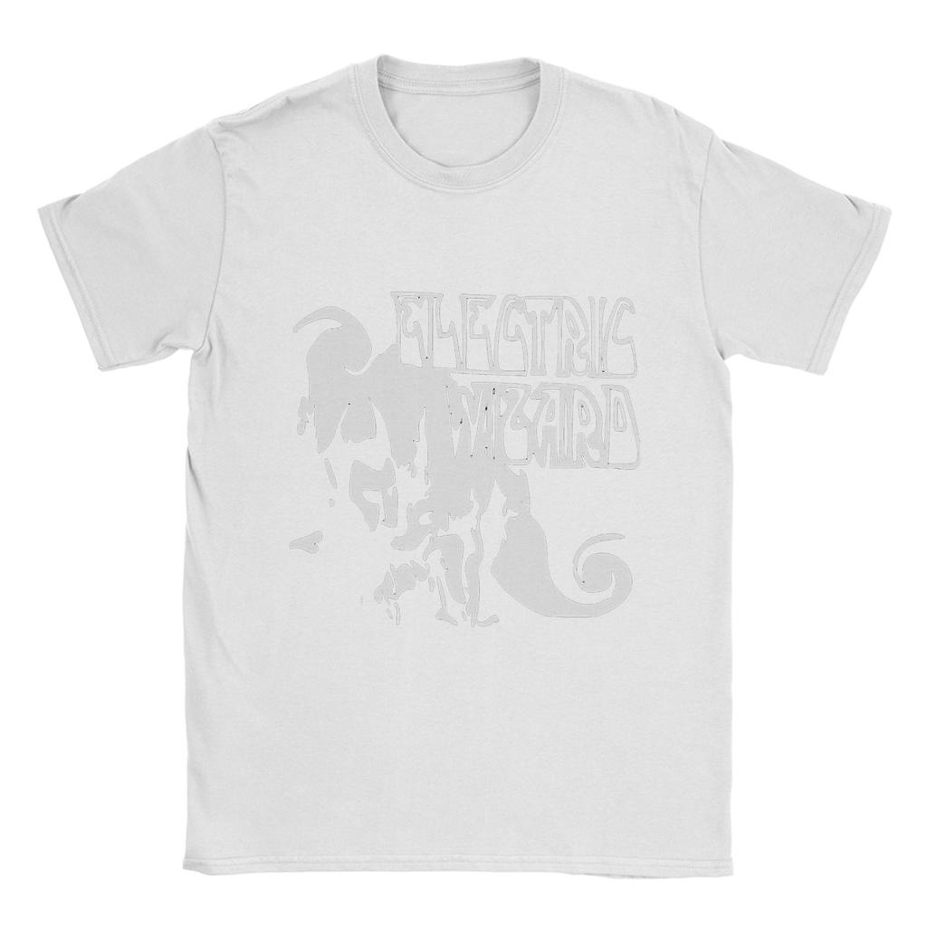 Casual T-Shirt Beach Electric Wizard Fashion T Shirts  Progressive Metal Cotton Tee Shirt Funny Design Short Sleeve Tees