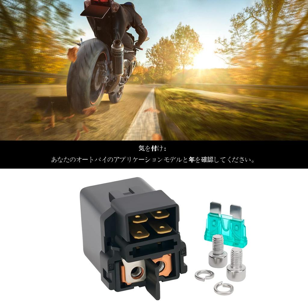 Road Passion Motorcycle Starter Relay Solenoid Kawasaki EJ650 W650 2000-2002 ER650 ER-6N EX650 Ninja