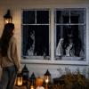 Halloween Window Banners 2 Pack Scary Horror Decorations for Home Décor
