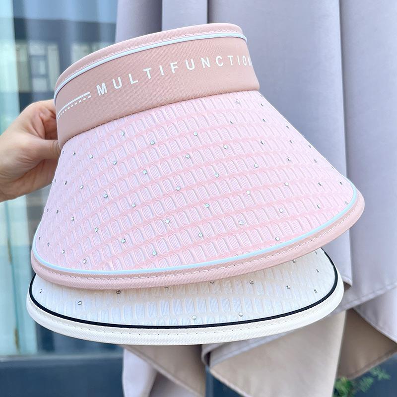 New hat empty top foreign style women's outdoor UV protection sun hat sun protection sun hat