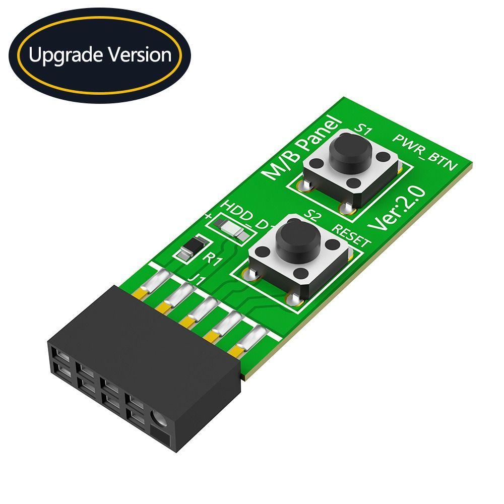 9Pin Motherboard Tester PC Assembly Case Switch Practical Power Starter Board  Desktop Computers