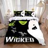 Filmové ložní soupravy Zlá čarodějnice 2-3 kusy Povlak na přikrývku Povlaky na polštáře 100% polyester Ložnice Domácí dekorace Ložní souprava velikosti King