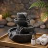 Resin Fish Tank Mini Water Mill Circulating Waterfall Waterfall Fountain Decor  Garden Decor