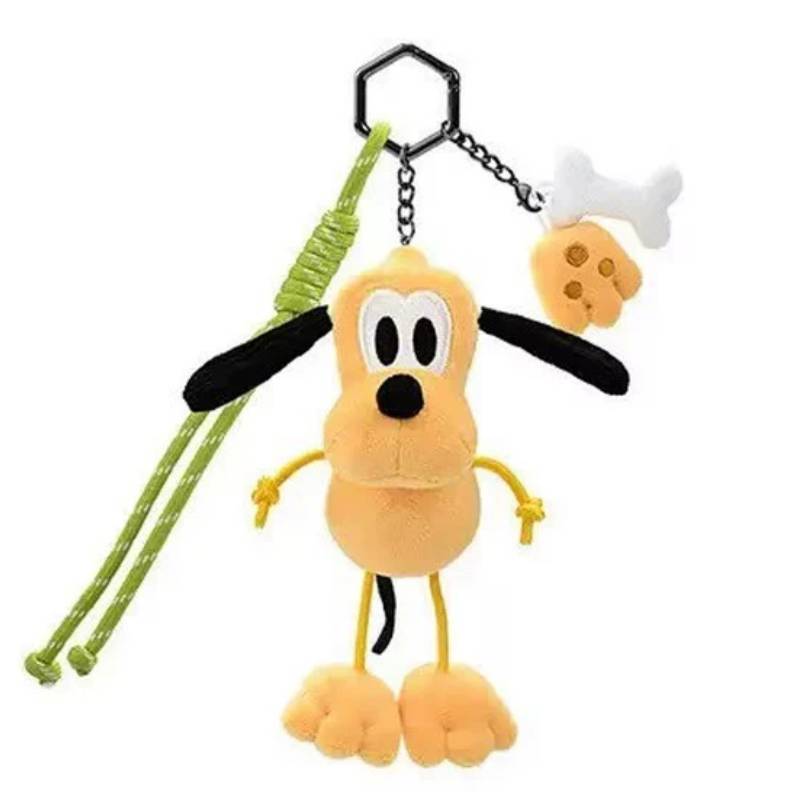 Mickey Maus Pluto Plüsch Schlüsselanhänger Mit PP-Baumwollfüllung Für Mädchen Und Rucksack Dekoration