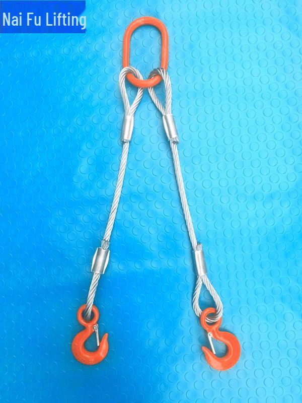 Wire Rope Sling Variants: Pressed Wire Rope, Lifting Hook, Two-Leg, Three-Leg, Four-Leg.