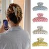 Banana Barrettes Claw Clip Rhinestones Hair Claws Women Hair Styling Accessories